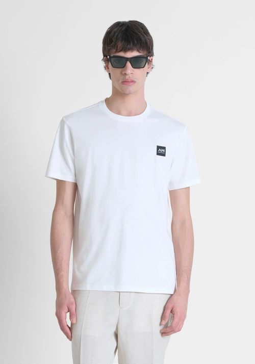 T-SHIRT REGULAR FIT IN JERSEY DI COTONE CON PATCH LOGATA - Shop by mood | Antony Morato Online Shop