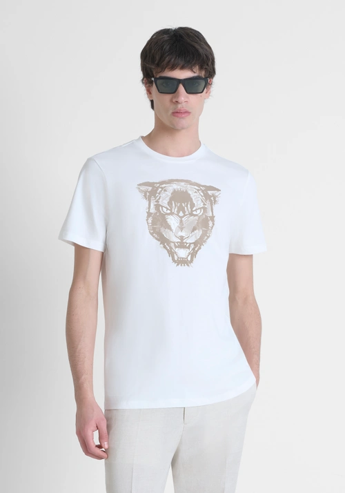 CAMISETA REGULAR FIT DE ALGODÓN JERSEY CON ESTAMPADO - Camisetas y polo | Antony Morato Online Shop