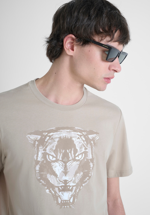 REGULAR FIT T-SHIRT IN JERSEY COTTON WITH PRINT - Clothing | Antony Morato Online Shop