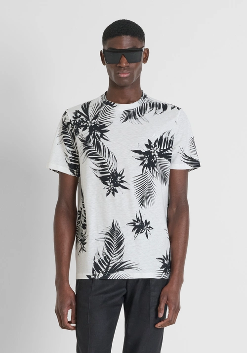 T-SHIRT REGULAR FIT IN COTONE CON LOGO - Mood Jakarta | Antony Morato Online Shop