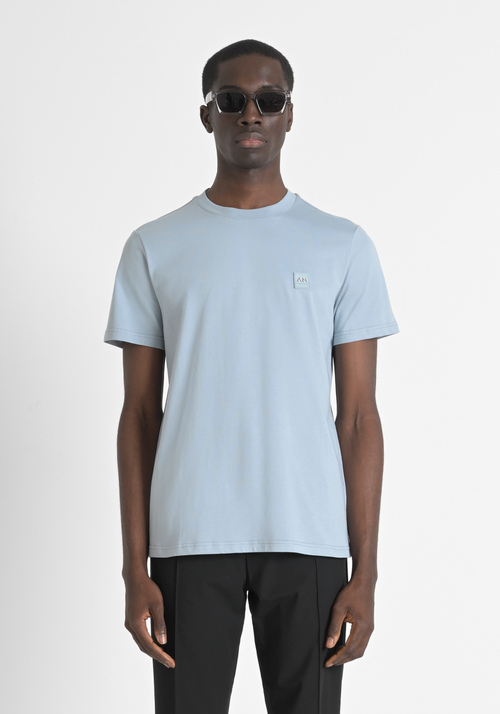 CAMISETA REGULAR FIT DE TEJIDO DE PUNTO DE ALGODÓN CON ESTAMPADO DE GOMA - Camisetas y polo | Antony Morato Online Shop
