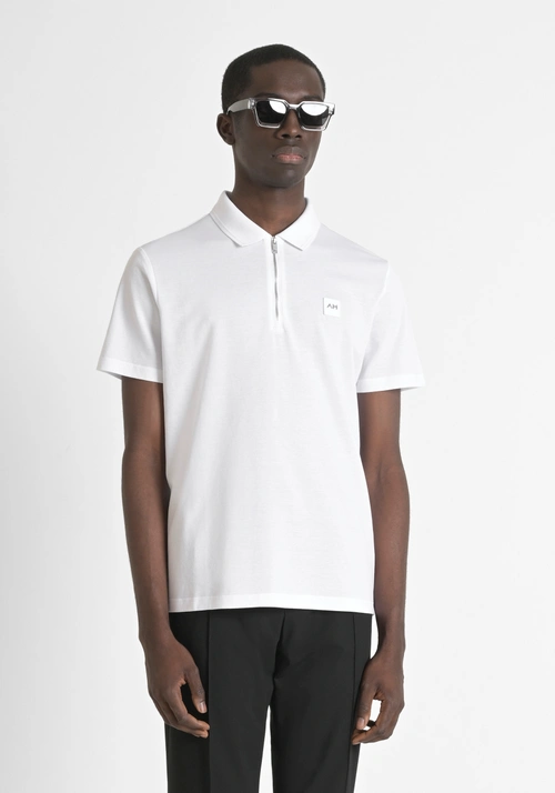 POLO REGULAR FIT IN PIQUET DI COTONE CON PATCH - Abbigliamento | Antony Morato Online Shop