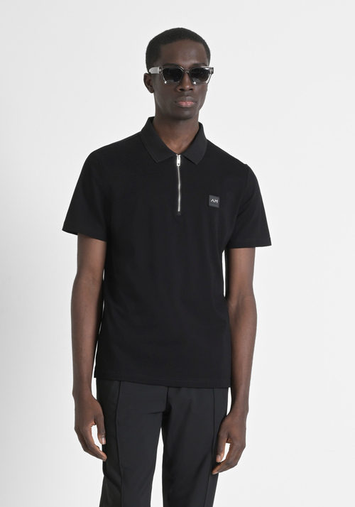 POLO REGULAR FIT IN PIQUET DI COTONE CON PATCH - Abbigliamento | Antony Morato Online Shop