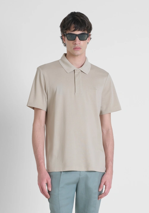 POLO RELAXED FIT DE ALGODÓN MERCERIZADO PICQUET CON LOGOTIPO - Camisetas y polo | Antony Morato Online Shop
