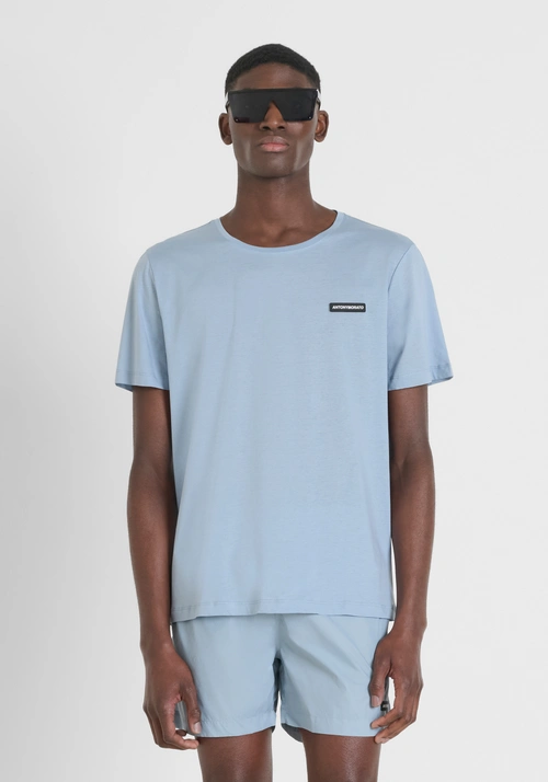 T-SHIRT REGULAR FIT IN COTONE E PATCH LOGATA - T-shirts & Polo Uomo | Antony Morato Online Shop
