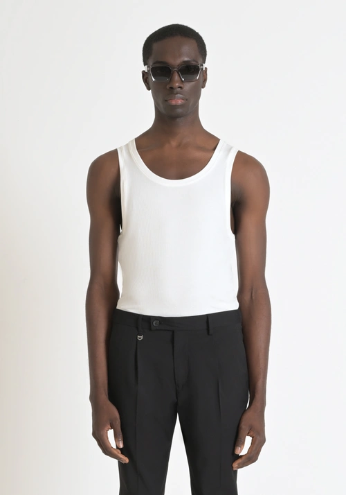 SLIM FIT TANK TOP IN STRETCH FABRIC - Men's T-shirts & Polo | Antony Morato Online Shop