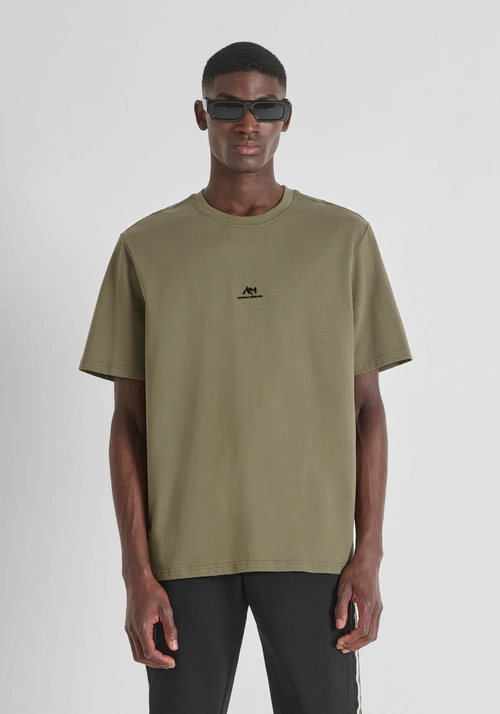 T-SHIRT RELAXED COTTON JERSEY SHIRT WITH LOGO - Clothing | Antony Morato Online Shop