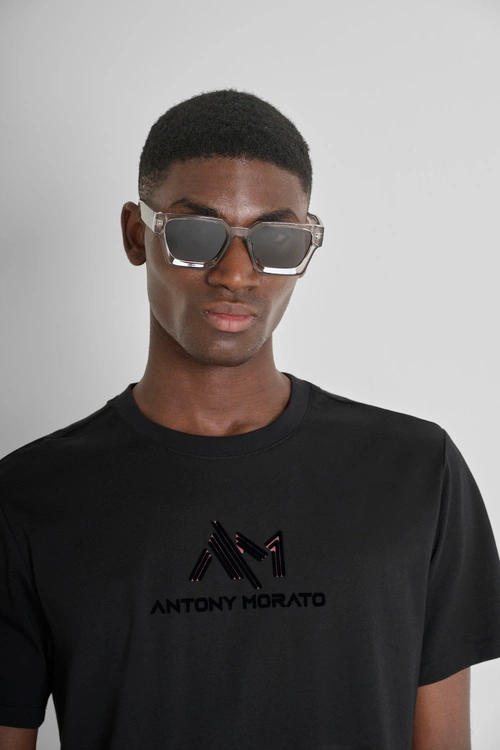 T-SHIRT REGULAR FIT IN JERSEY DI COTONE CON STAMPA LOGO LETTERING - T-shirts & Polo Uomo | Antony Morato Online Shop
