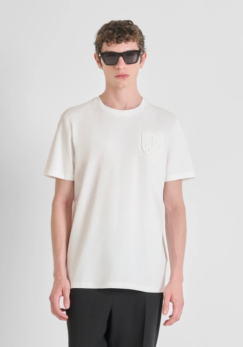 T-SHIRT REGULAR FIT IN JERSEY DI COTONE CON LOGO - T-shirts & Polo Uomo | Antony Morato Online Shop