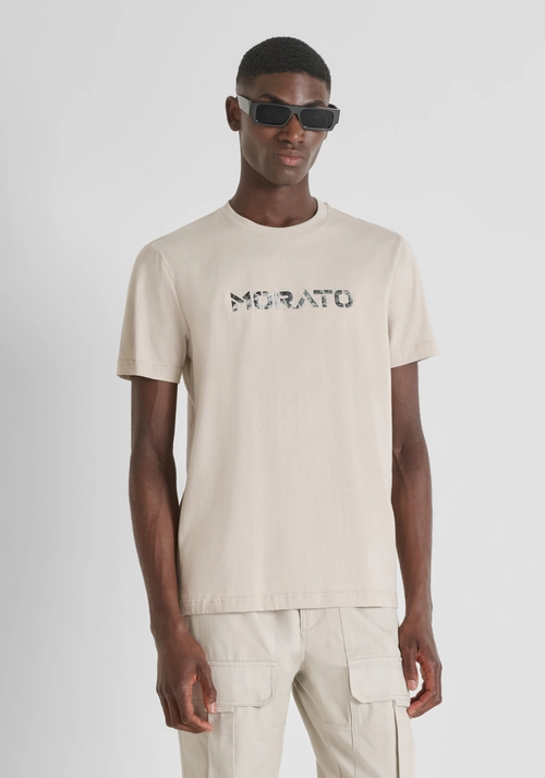 T-SHIRT REGULAR FIT IN JERSEY DI COTONE CON STAMPA LOGO - T-shirts & Polo Uomo | Antony Morato Online Shop