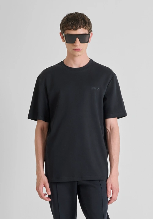 T-SHIRT RELAXED FIT IN COTONE TOCCO SETOSO - T-shirts & Polo Uomo | Antony Morato Online Shop