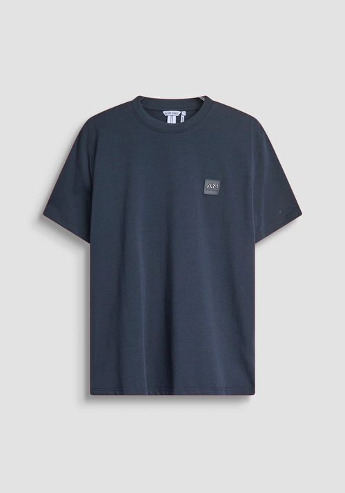 T-SHIRT REGULAR FIT IN JERSEY DI COTONE CON PICCOLO LOGO - T-shirts & Polo Uomo | Antony Morato Online Shop