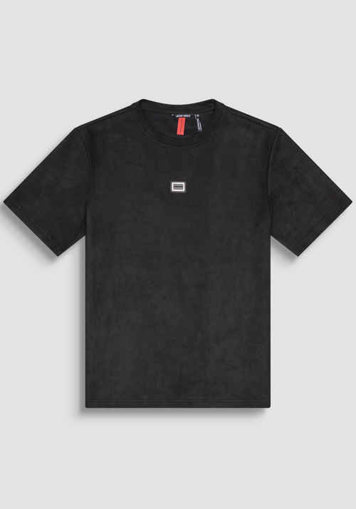 RELAXED FIT T-SHIRT RED TAG - Total Black Outfit | Antony Morato Online Shop
