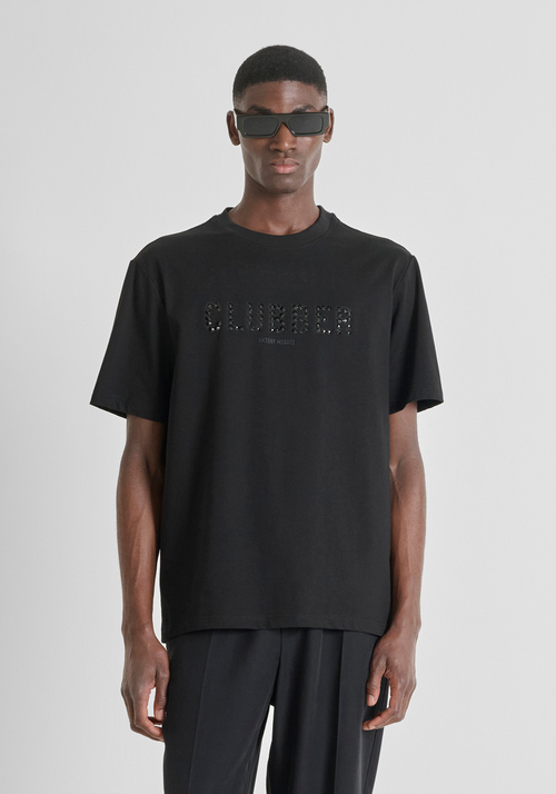 T-SHIRT RELAXED FIT EN JERSEY DE COTON PARTY COLLECTION - T-shirts et polos | Antony Morato Online Shop