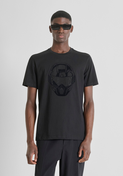 T-SHIRT REGULAR FIT EN JERSEY DE COTON COLLECTION CLUBBER - T-shirts et polos | Antony Morato Online Shop