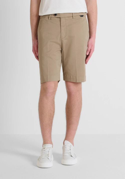 SHORT SLIM FIT «MARK» EN MEZCLA DE ALGODÓN ELÁSTICO - Bermuda y Shorts | Antony Morato Online Shop
