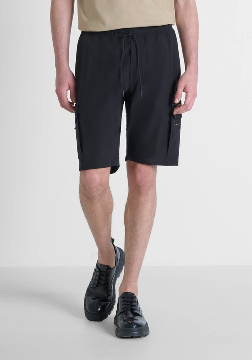 SHORTS REGULAR FIT "VINCENT" IN TESSUTO ELASTICO - Abbigliamento | Antony Morato Online Shop