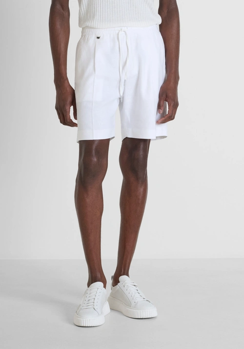 SHORTS REGULAR FIT «VINCENT» DE TEJIDO ELÁSTICO - Bermuda y Shorts | Antony Morato Online Shop