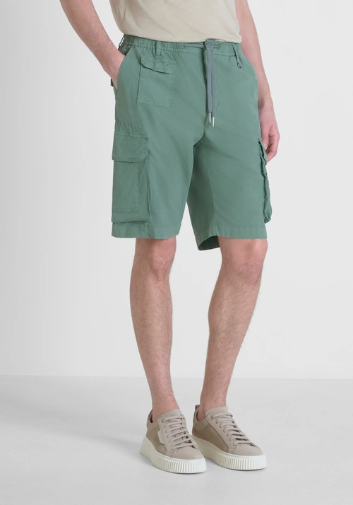 SHORTS REGULAR FIT "NOAH" INSTRETCH POPELINE COTTON - Shorts | Antony Morato Online Shop