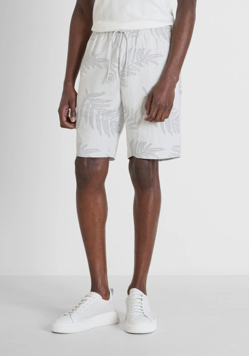 SHORTS REGULAR FIT IN JACQUARD COTTON - Shorts | Antony Morato Online Shop