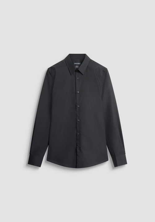 CAMICIA SLIM FIT “NAPOLI” IN COTONE EASY IRON TINTA UNITA - Camicie Uomo | Antony Morato Online Shop
