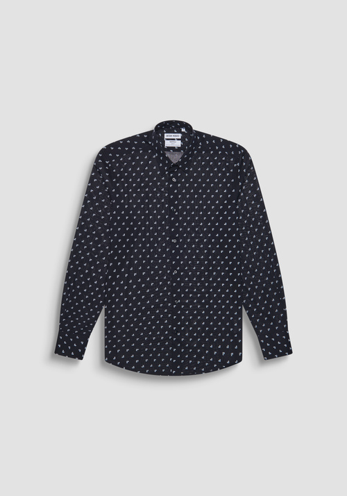 CHEMISE SLIM FIT « NAPOLI » EN COTON MÉLANGÉ - Chemises | Antony Morato Online Shop