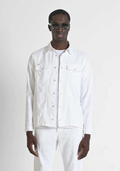 HEMD REGULAR FIT „DAN“ AUS EINFARBIGEM DENIM - Hemden | Antony Morato Online Shop