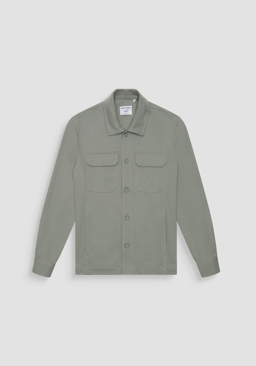 CHEMISE STRAIGHT FIT « HAMAR » EN COTON MÉLANGÉ ÉLASTIQUE - Chemises | Antony Morato Online Shop