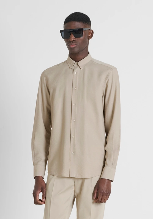 HEMD REGULAR FIT „CORDOBA“ AUS VISKOSE-MISCHGEWEBE - New Arrivals FS25 | Antony Morato Online Shop