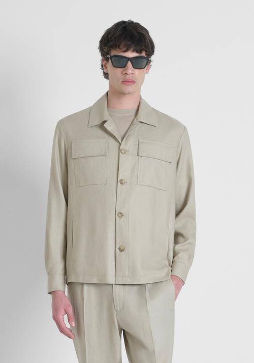 REGULAR FIT HEMD „MELBOURNE“ AUS LEINEN-VISKOSE-KÖPER - Mood Marrakech | Antony Morato Online Shop