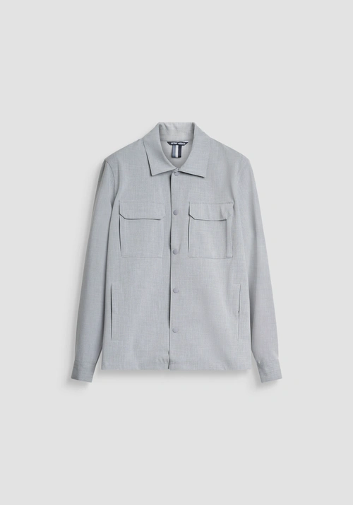 CAMICIA REGULAR FIT IN MISTO VISCOSA ELASTICA - Camicie Uomo | Antony Morato Online Shop