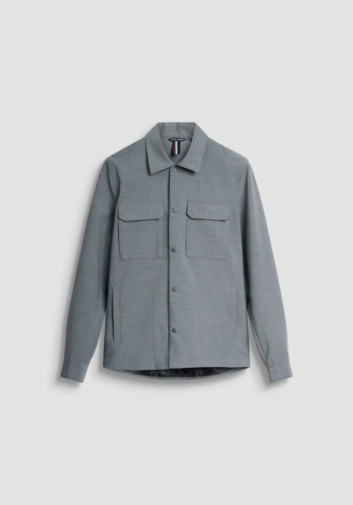 REGULAR FIT SHIRT IN STRETCH VISCOSE BLEND - Clothing | Antony Morato Online Shop