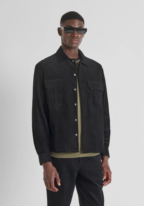 REGULAR FIT SHIRT IN VELVET - Men's Shirts | Antony Morato Online Shop