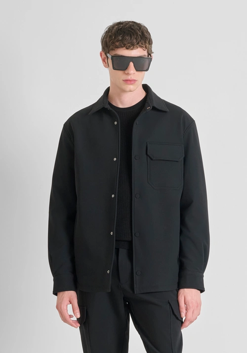REGULAR FIT HEMD AUS BI-STRETCH TECHNISCHEM GEWEBE - Bekleidung | Antony Morato Online Shop