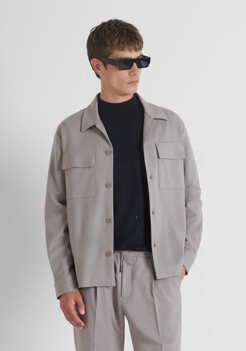 CAMICI REGULAR FIT IN TWILL ELASTICIZZATO - Camicie Uomo | Antony Morato Online Shop