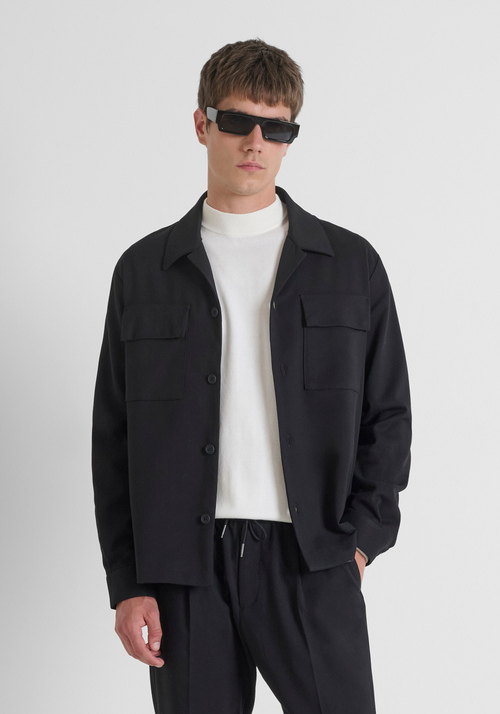 CAMICI REGULAR FIT IN TWILL ELASTICIZZATO - Camicie Uomo | Antony Morato Online Shop