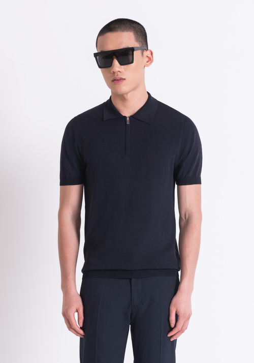 SUPER SLIM FIT SWEATER IN VISCOSE MIXED YARN - T-shirts et polos | Antony Morato Online Shop
