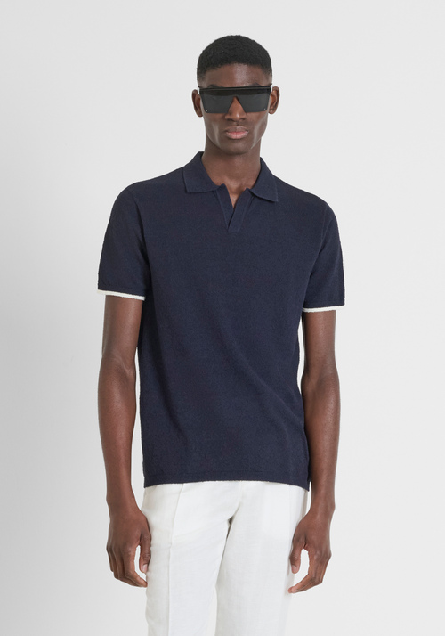 SLIM FIT SWEATER IN COTTON BLEND SOFT YARN - Men's Knitwear | Antony Morato Online Shop