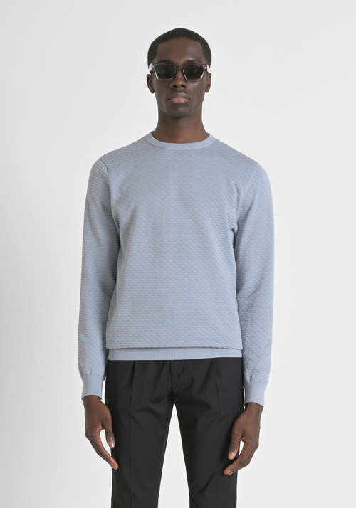 REGULAR FIT SWEATER IN 100% COTTON - Men's Knitwear | Antony Morato Online Shop