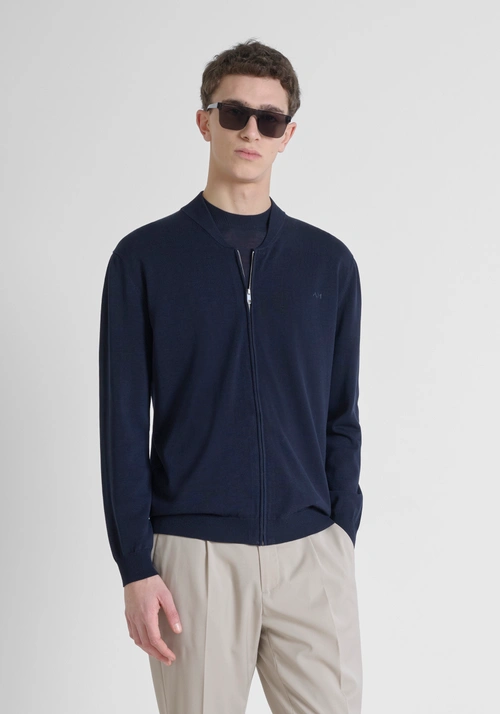 REGULAR FIT COTTON BLEND JERSEY WITH PRINTED LOGO - Spring Outfits | Antony Morato Online Shop