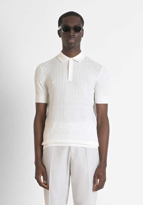 SLIM FIT JERSEY IN VISCOSE BLEND FABRIC - Men's Knitwear | Antony Morato Online Shop