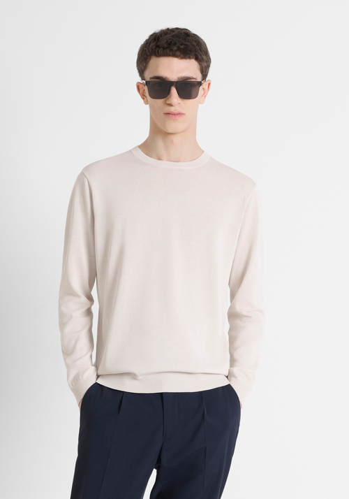 REGULAR FIT COTTON BLEND JERSEY WITH LOGO - Clothing | Antony Morato Online Shop
