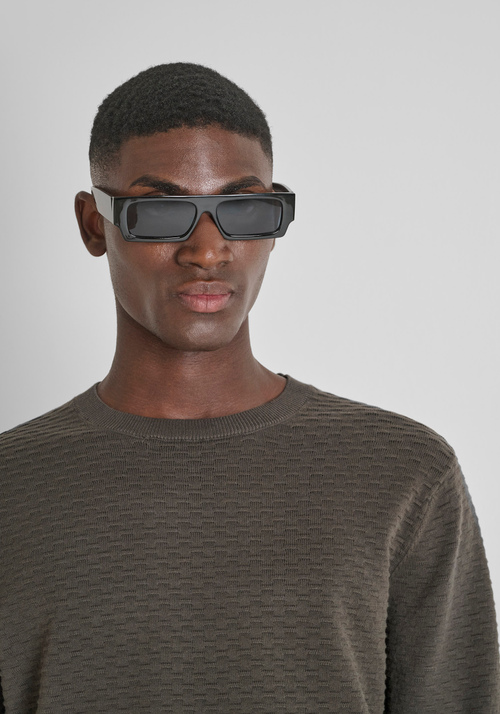 MAGLIA REGULAR FIT IN COTONE CON MOTIVO GEOMETRICO - Maglieria Uomo | Antony Morato Online Shop