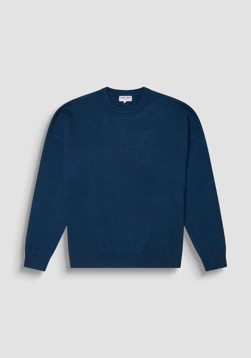 PULL COUPE RELAXED EN MÉLANGE DE VISCOSE - Pulls | Antony Morato Online Shop