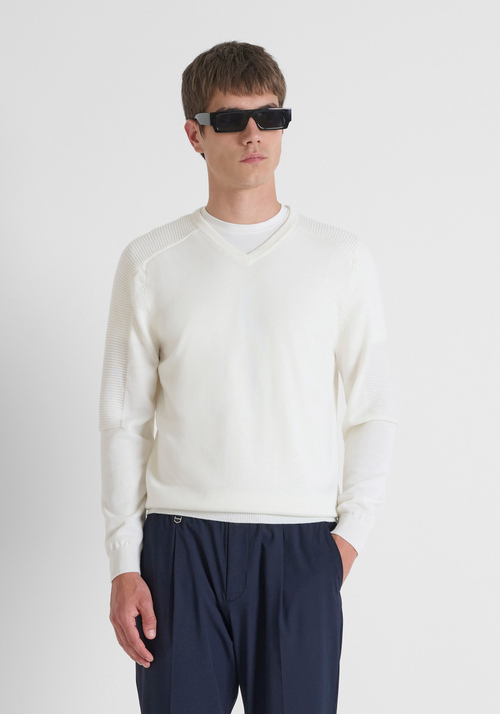 PULL COUPE REGULAR EN MÉLANGE DE LAINE MÉRINOS - Pulls | Antony Morato Online Shop