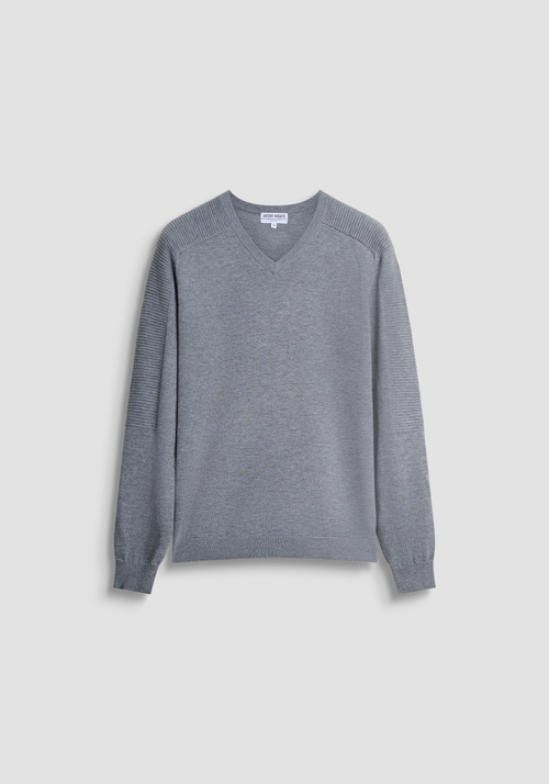 PULL COUPE REGULAR EN MÉLANGE DE LAINE MÉRINOS - Pulls | Antony Morato Online Shop