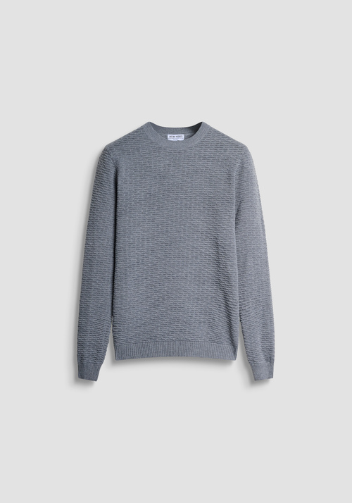 PULL COUPE REGULAR EN MÉLANGE DE LAINE MÉRINOS - Pulls | Antony Morato Online Shop