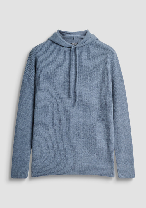 REGULAR FIT-PULLOVER MIT KAPUZE AUS MOHAIR-WOLL-MISCHUNG - Regular-Fit-Pullover | Antony Morato Online Shop