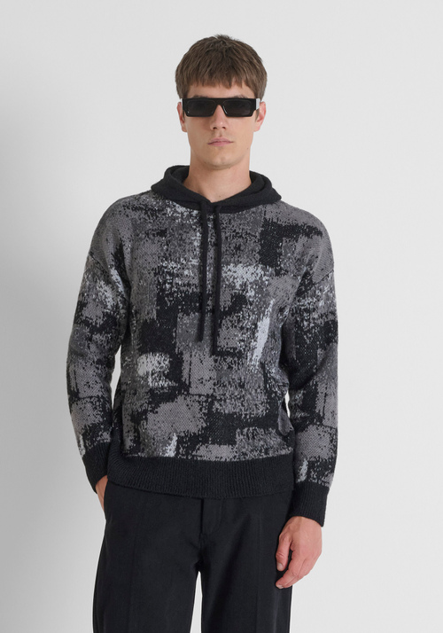 HOODIE COUPE RELAXED EN FIL CHAUD - Pulls | Antony Morato Online Shop
