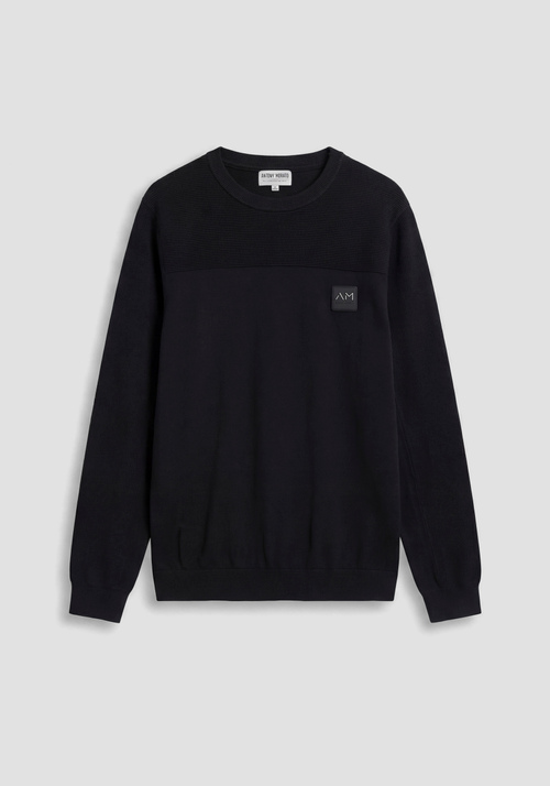 Pull Homme Antony Morato - Col V - Taille L - Noir - Coton - Occasion Parfait état